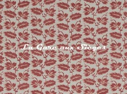 Tissu Colefax & Fowler - Leaf Stripe - rf: F4749.04 Pink ( dtail )