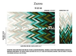 Tissu ELITIS - Zazou - rf: TV321.60 ( laize )