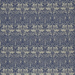 Tissu William Morris - Brer Rabbit - rf: DMORBR205 Indigo/Vellum