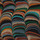 Tissu Casamance - Strates - rf: 4627.0433 Acajou/Pierre bleue