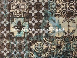 Tissu Jean Paul Gaultier - Azulejos - rf: 3463.04 Ciel ( dtail )