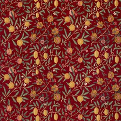 Tissu Morris & Co - Fruit Velvet - rf: 236925 Madder/Bayleaf