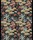 Tissu Casamance - Cit des Roses - rf: 4714.0121 Noir de Lune/Terracotta