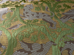 Tissu Fadini Borghi - Misene - r�f: I6663.001 Smeraldo/Oro