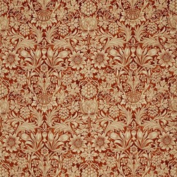 Tissu Morris & Co - Sunflower Velvet - rf: 236930 Saffron/Vellum