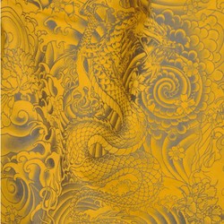 Tissu Jean Paul Gaultier - Komodo - rf: 3433.06 Gold