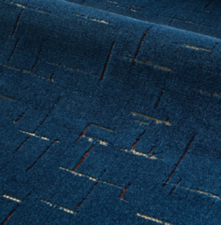 Tissu Misia - Lueurs de Montmartre - rf: M445.503 Bleu ternel