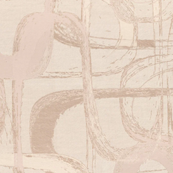 Tissu Misia - Les Chahuteuses - rf: M428.402 Rose poudr