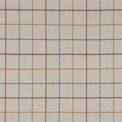 Tissu Casamance - Arpge - rf: 3347.1252 Bleu azurite/Pourpre