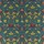 Tissu Zoffany - Oiseau de Paradis Embroidery - rf: 333091 Prussian Blue