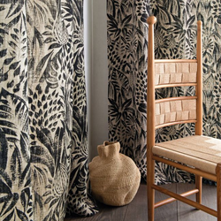 Tissu Casamance - Valarta - rf: 4841.0214 Noir