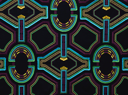Tissu Lelievre - Kayapo - rf: 0561.03 Perroquet