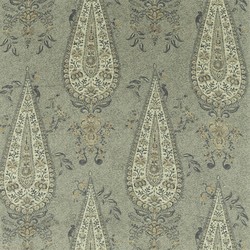 Tissu Zoffany - Koyari Paisley - rf: 322704 Gargoyle/Linen