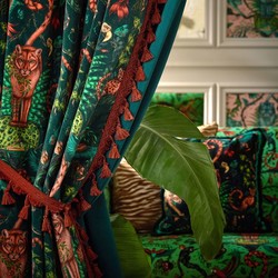 Tissu Clarke & Clarke - Bosque Dreams Velvet - rf: F1749/03 Forest
