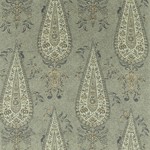 Tissu Zoffany - Koyari Paisley - rf: 322704 Gargoyle/Linen