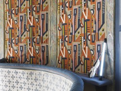 Tissu Pierre Frey - Paradiso - rf: F3690.001 Tangerine