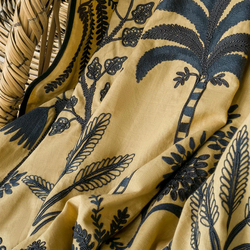 Tissu Pierre Frey - Les Marquises - rf: F3741.002 Havane
