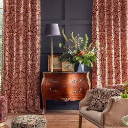 Tissu Morris & Co - Sunflower Velvet - rf: 236928 Kermes/Birch