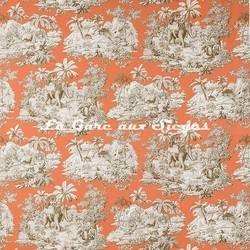 Tissu Manuel Canovas - Bengale - rf: M4081.02 Corail