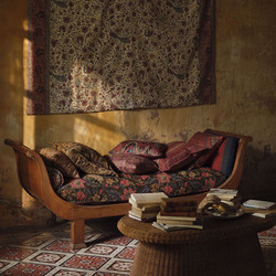 Tissu Zoffany - Blostma Tapestry - rf: 333537 Tabac