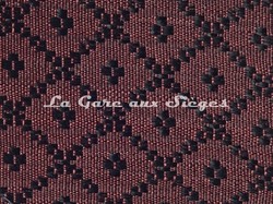 Tissu Le Crin - Nircel 204 - réf: C0204.051 Rouge Noir