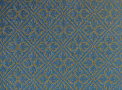Tissu Quenin - Bosquet - rf: 4244.07 Prusse