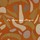 Tissu Misa - Palette des Artistes - rf: M298.403 Orange brle 
