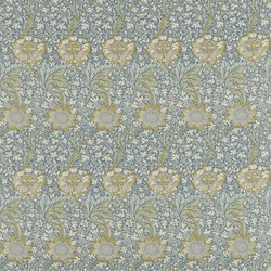Tissu Morris & Co - Kennet - rf: 220324 Sea Blue/Lichen