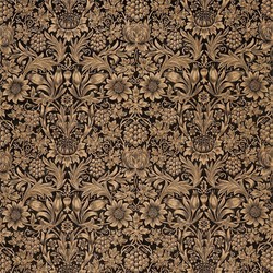 Tissu Morris & Co - Sunflower Velvet - rf: 236929 Maple/Lichen