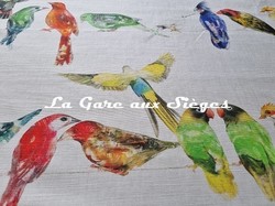 Tissu Chivasso - Birdsong - rf: CH2718/030 Multicolore