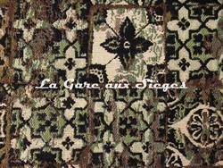 Tissu Jean Paul Gaultier - Azulejos - rf: 3463.02 Brun ( dtail )