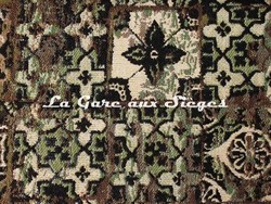 Tissu Jean Paul Gaultier - Azulejos - rf: 3463.02 Brun ( dtail )
