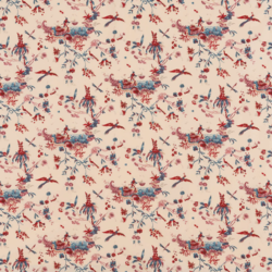 Tissu Le Manach - Pillement - rf: L3322.002 Crme