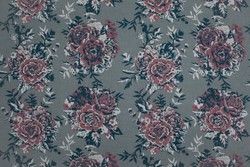 Tissu Quenin - Ronsard - rf: 4263.01 Pompadour