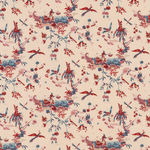 Tissu Le Manach - Pillement - rf: L3322.002 Crme