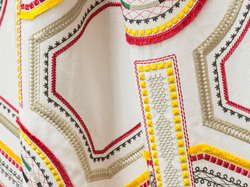 Tissu Lelievre - Kayapo - rf: 0561.02 Sorbet ( dtail )