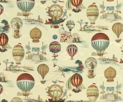 Tissu Pierre Frey - Les Aronefs - rf: F2134.002 Crme