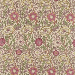Tissu William Morris - Pink & Rose - rf: 222529 Manilla/Wine