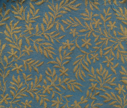 Tissu Quenin - Rameaux - rf: 4245.02 Prusse