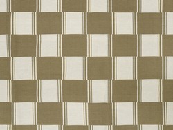 Tissu jim Thompson - Yala Check - rf: J3965.004 Almond