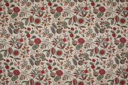 Tissu Quenin - Lonie - rf: 4271.01 Cornaline