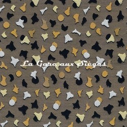 Tissu Rubelli - Coriandoli S - rf: 30382.006 Taupe