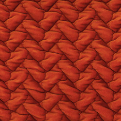 Tissu Dominique Kieffer - Velours Tresse - rf: 17229.06 Sunset