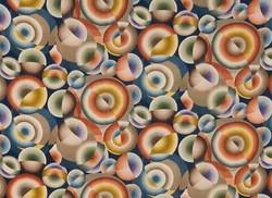 Tissu Pierre Frey - Imprim 1920 - rf: F2938.001 Multicolore