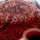 Tissu Morris & Co - Indian Flock Velvet - rf: 236943 Russet/Mulberry