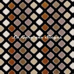 Tissu Camengo - Epop�e - r�f: 4670.0539 Noir