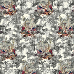 Tissu Rubelli - Djeuner sur l'herbe - rf: 30413.001 Grigio