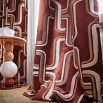 Tissu Casamance - Luminescence - rf: 4514.0674 Acajou
