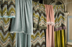 Tissu Fadini Borghi - Budapest - rf: I5549.003 Laguna
