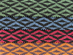 Tissu Lelivre - Origami - Coloris: 11 Sapin (supprim) - 12 Nuit - 13 Nectar - 14 Terre